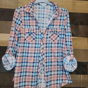 Passport flannel blouse